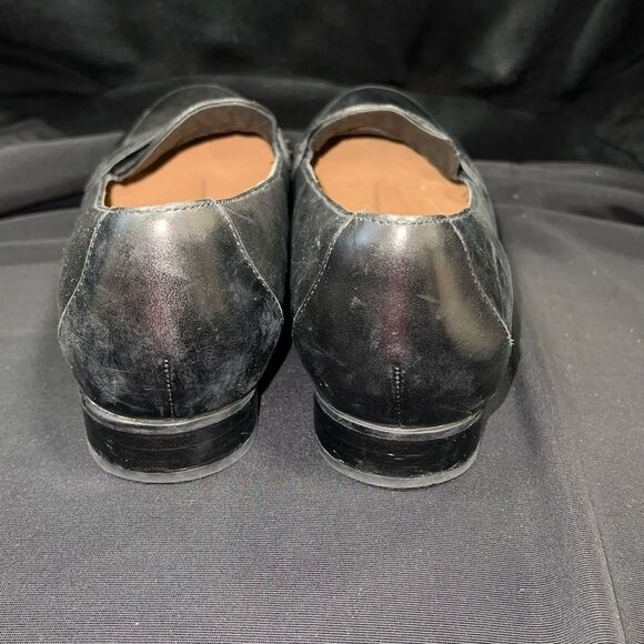 Unstructured Clarks loafers black mock penny loafer size 7 - Picture 3 of 8